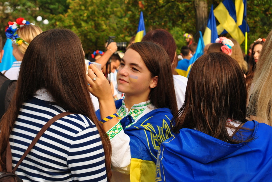 Марш вышиванок на День Независимости Украины