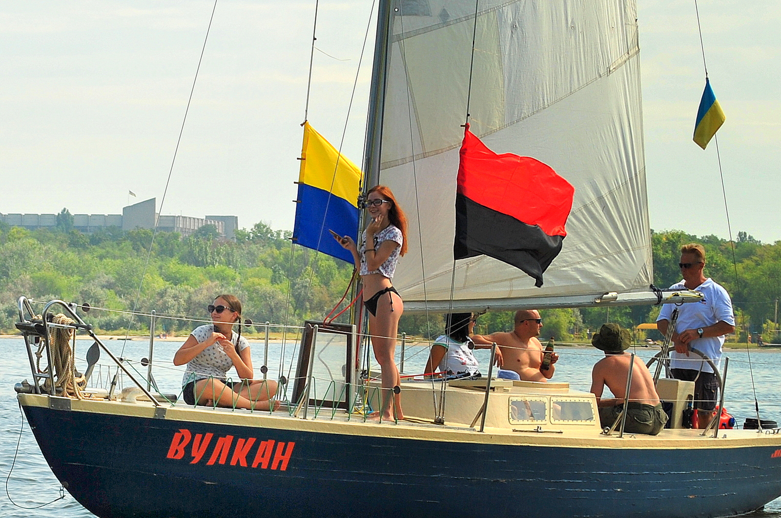 Парад яхт, посвященный Дню Неезависимости Украины