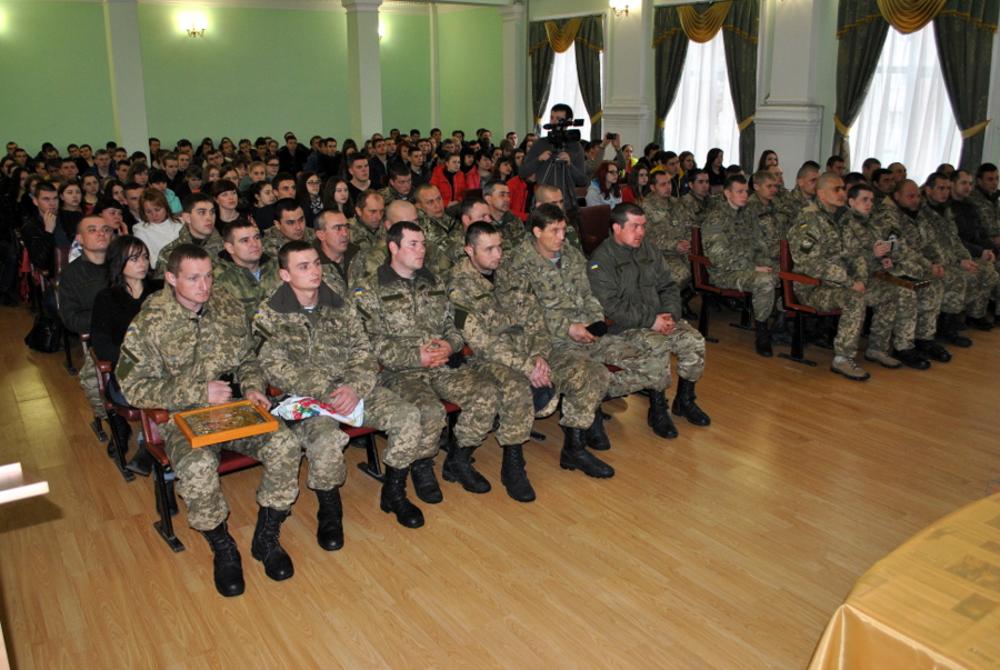 Концерт в Аграрном университете для воинов Армии Украины